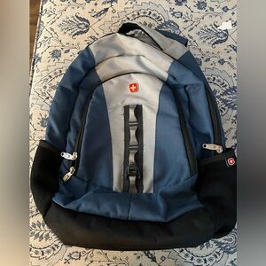 SwissGear Airflow blue and black laptop backpack